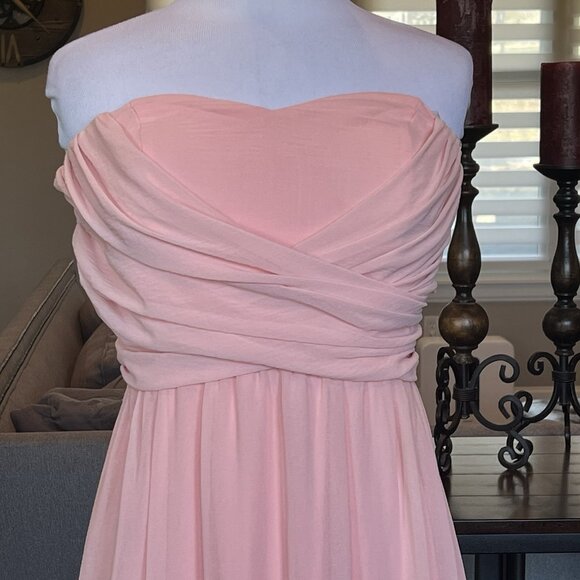 Lulu's Blush Strapless Maxi Dress - Picture 6 of 14